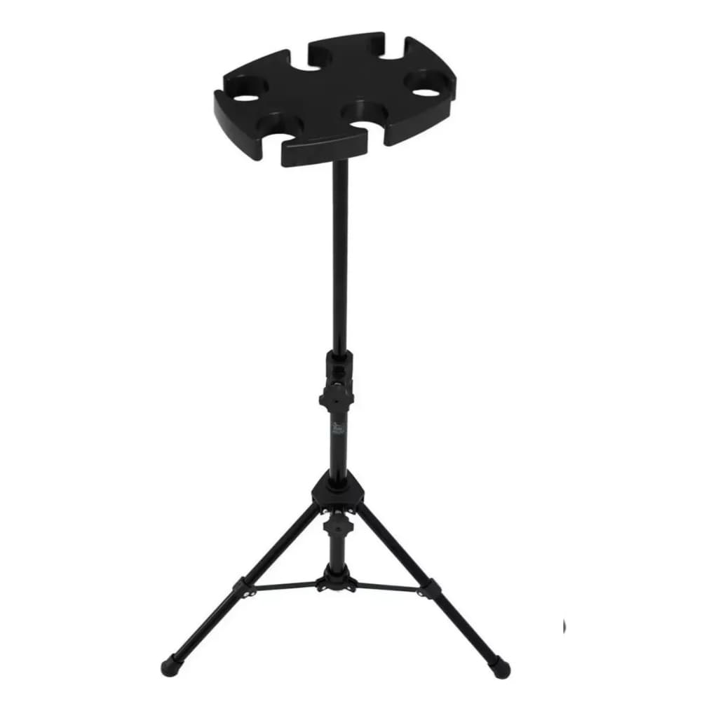 Suporte Pedestal Descanso 6 Microfones Visão Dem-02 Preto