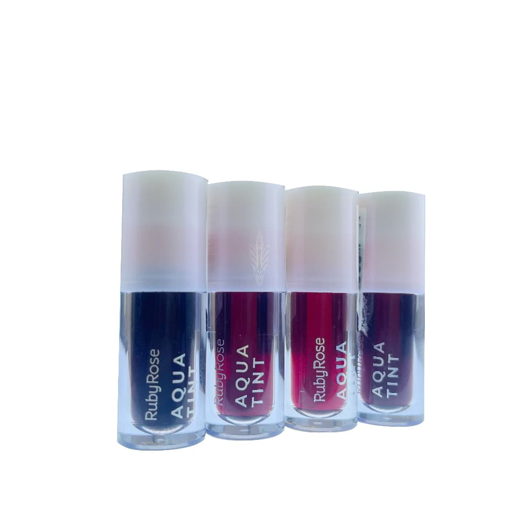 Aqua Tint Ruby Rose - Labios E Bochechas - Batom Ou Blush Acabamento Leve