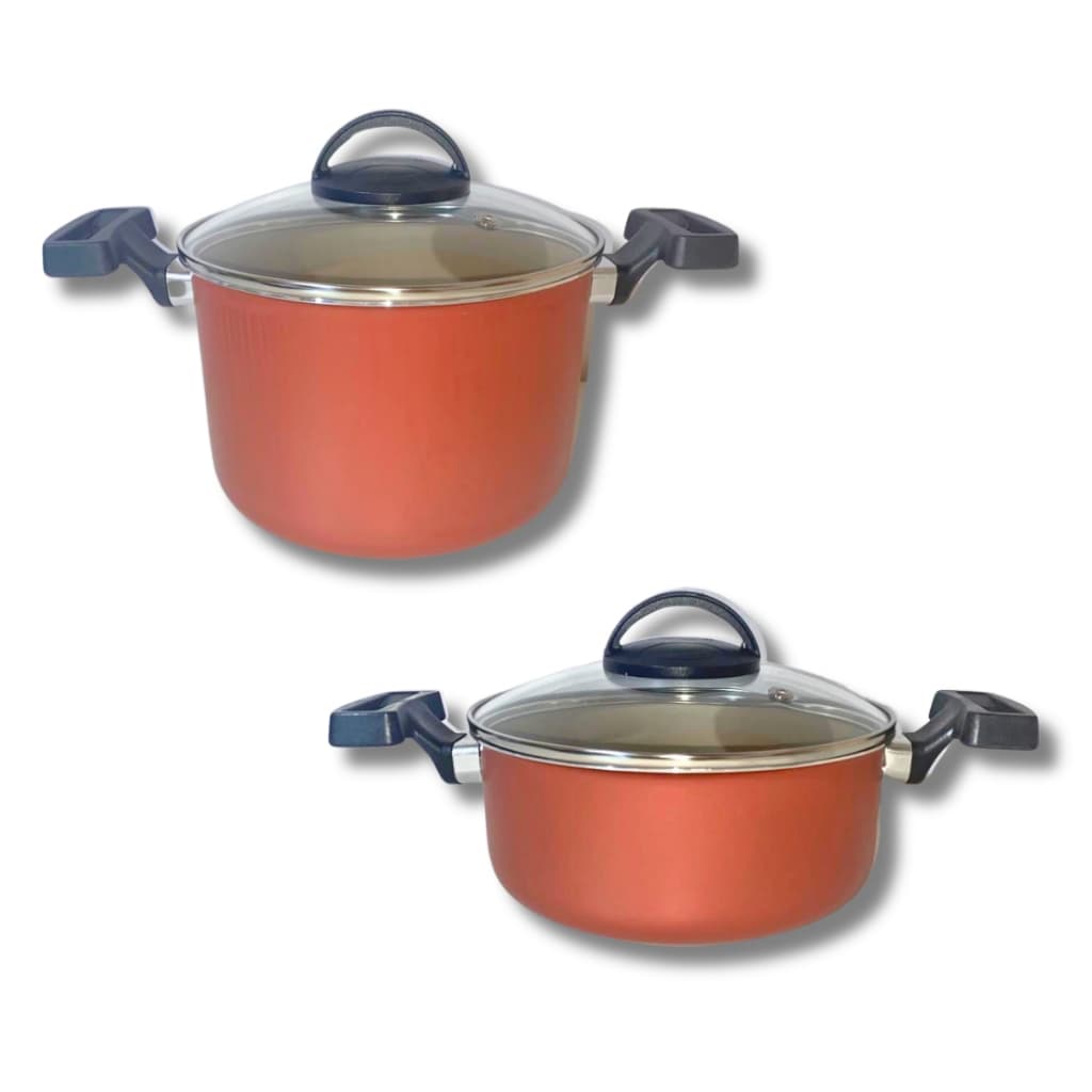Kit Panela E Caldeirão 18cm Antiaderente