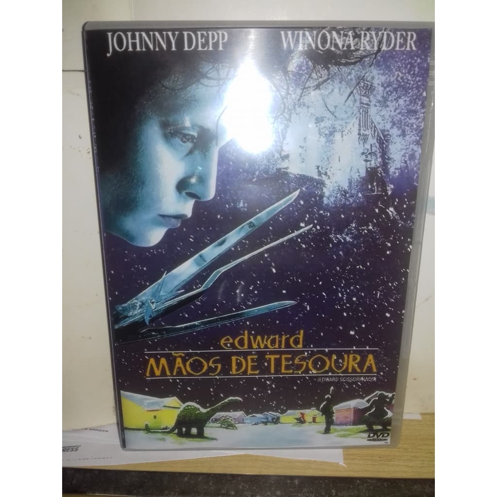 DVD Edward Mãos de Tesoura 1990 Dublado / Dual Áudio HD1080p