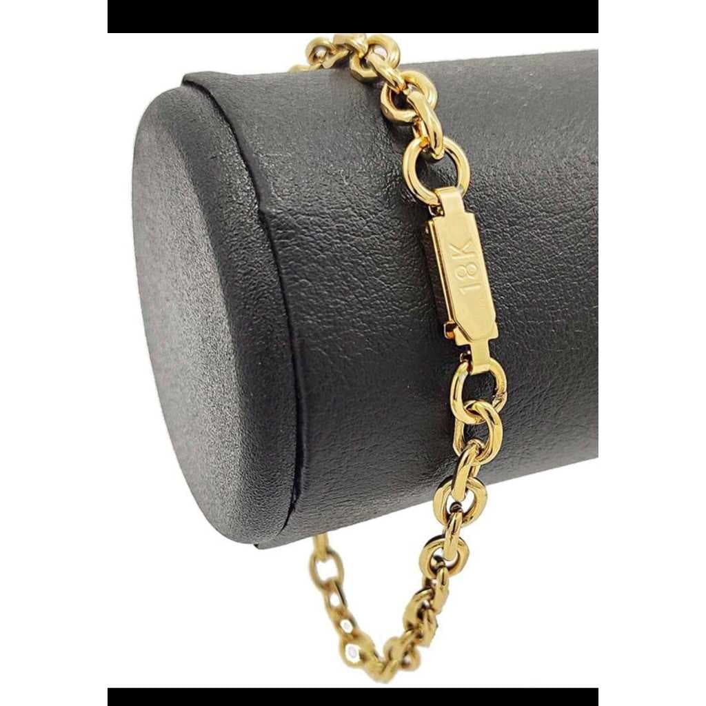 Pulseira Corrente Elo CADEADO Banhado a ouro 18k fecho gaveta