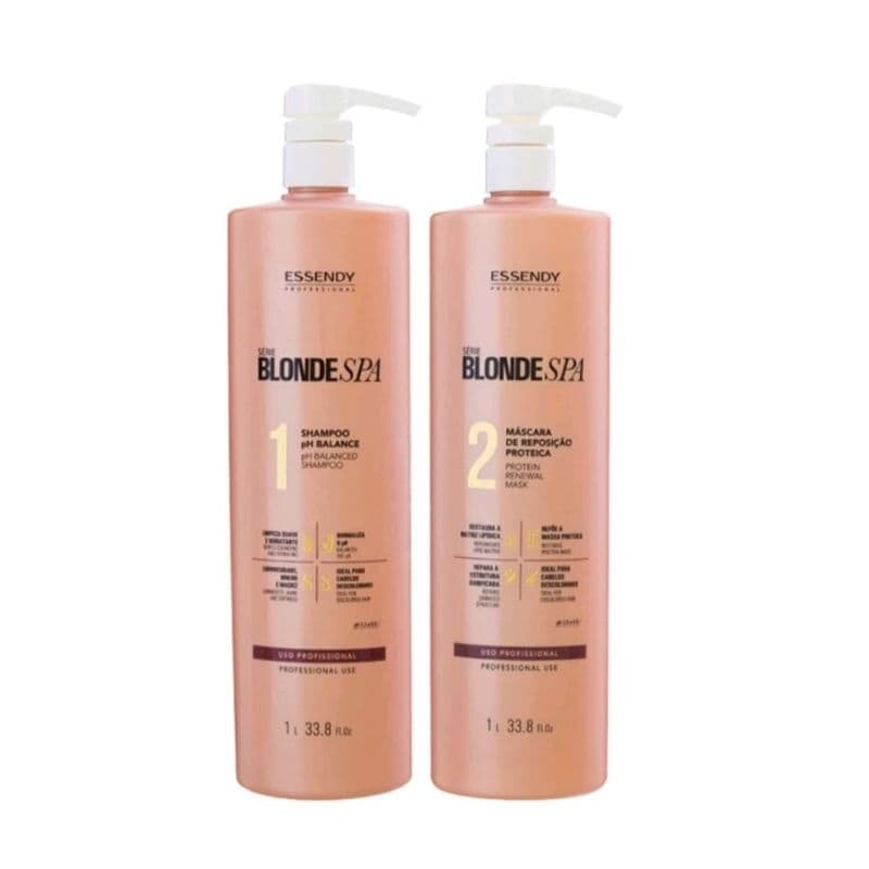 kit Blond Spa Profissional Essendy Shampoo e Máscara( 02 Produtos )