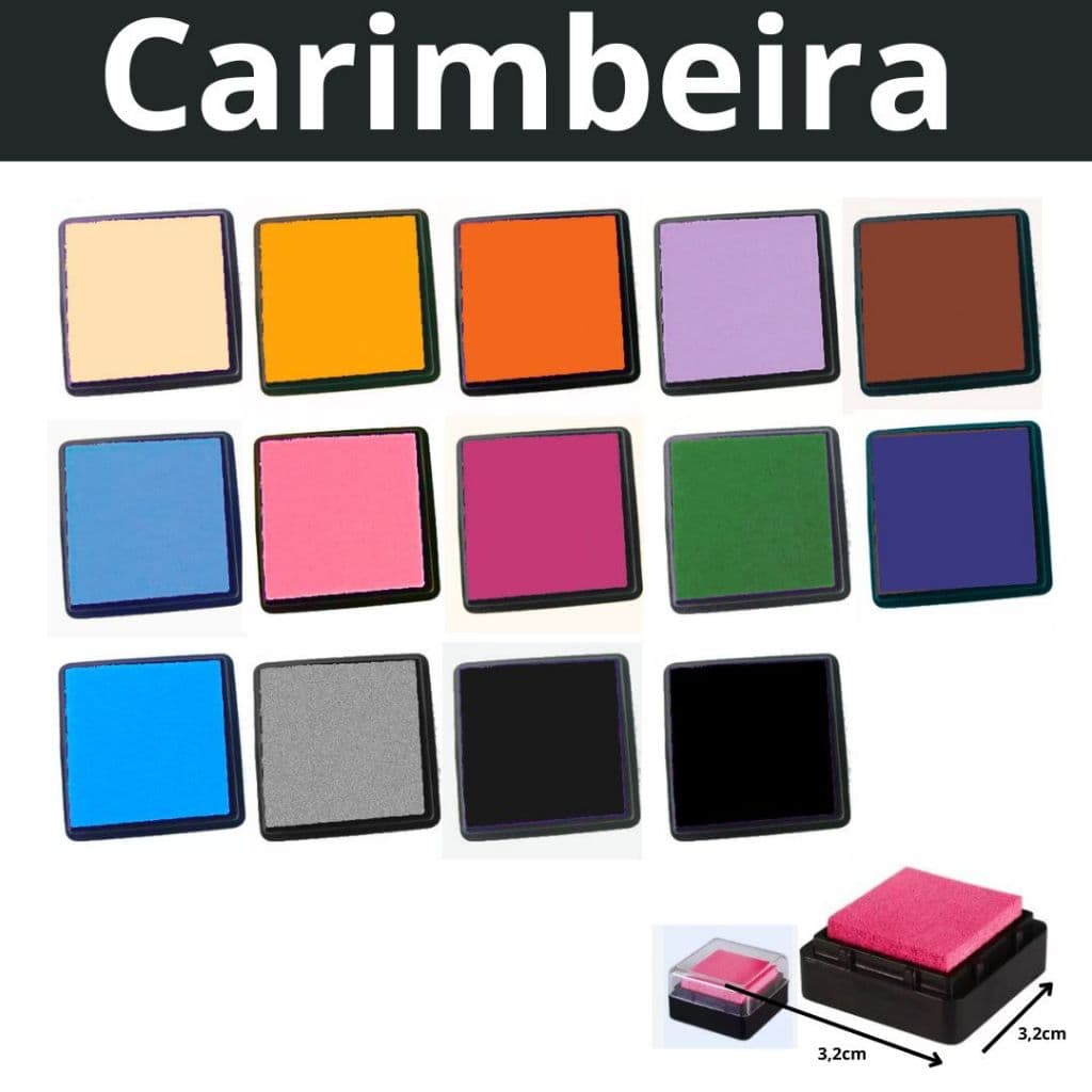 Carimbeira / Almofada para Carimbo - Diversas Cores