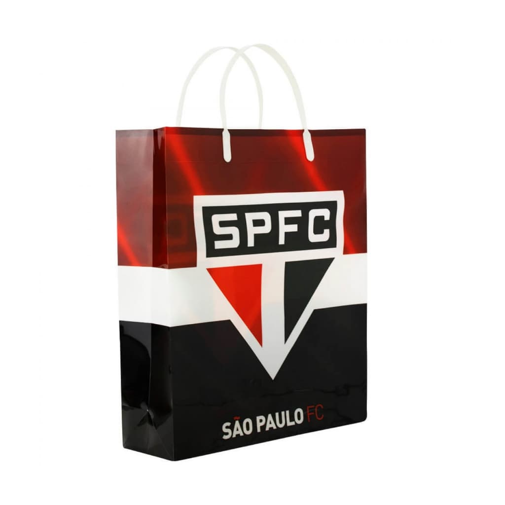 SACOLA PARA PRESENTES SÃO PAULO FUTEBOL CLUBE ORIGINAL 33x9x27 PROMOÇÃO