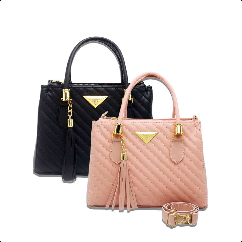 Kit 2 Bolsas Feminina Media Alça Transversal Shopbag Linea
