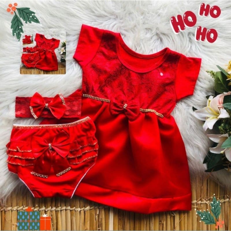 VESTIDO BEBE MENINA TEMATICO FESTAS