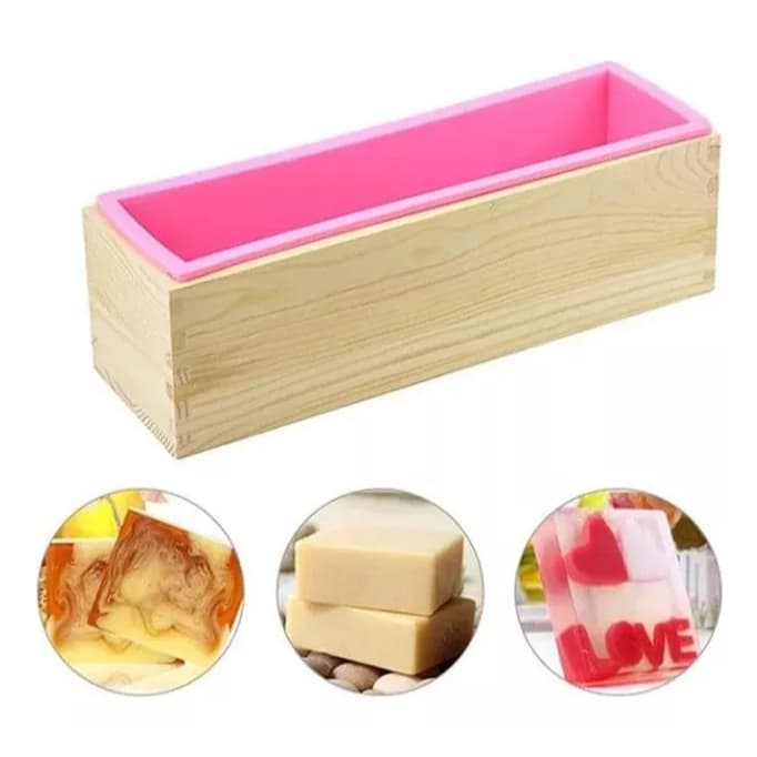 Molde Silicone Forma Sabão 1,2kg Artesanal Vela Sabonete F76