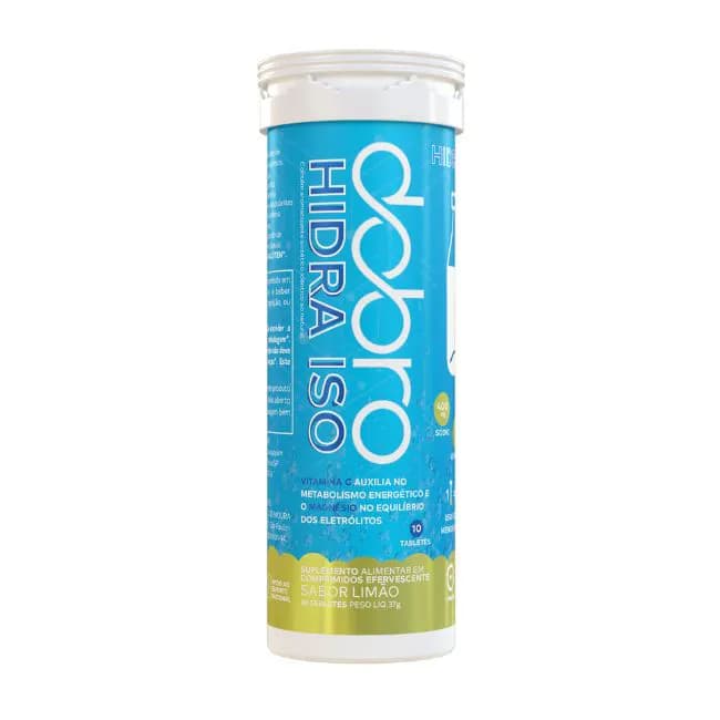 Hidra Iso Tabs Sabores Dobro 400mg Sódio Tubo 10 Unidades