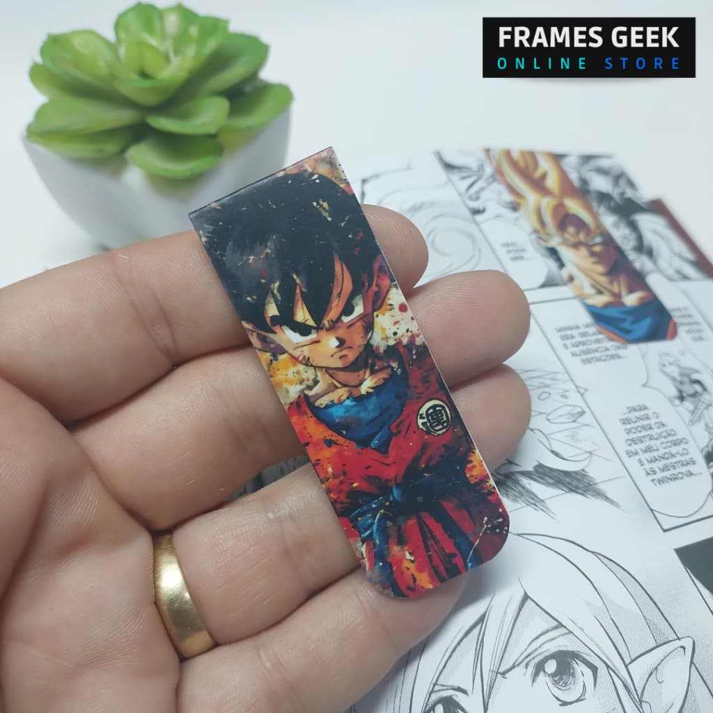 Marcador de Página Magnético Goku