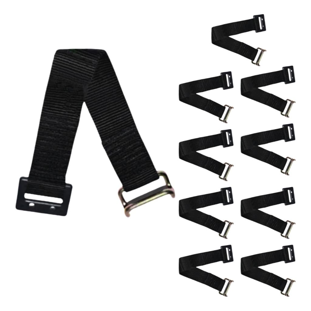 Kit 10 Rabicho Da Lona Central Lock 42 Cm Carreta Caminhão Sider