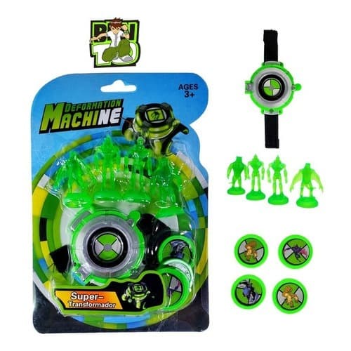 Relogio Infantil Ben10 Omnitrix Com Sons Luz Aliens Presente