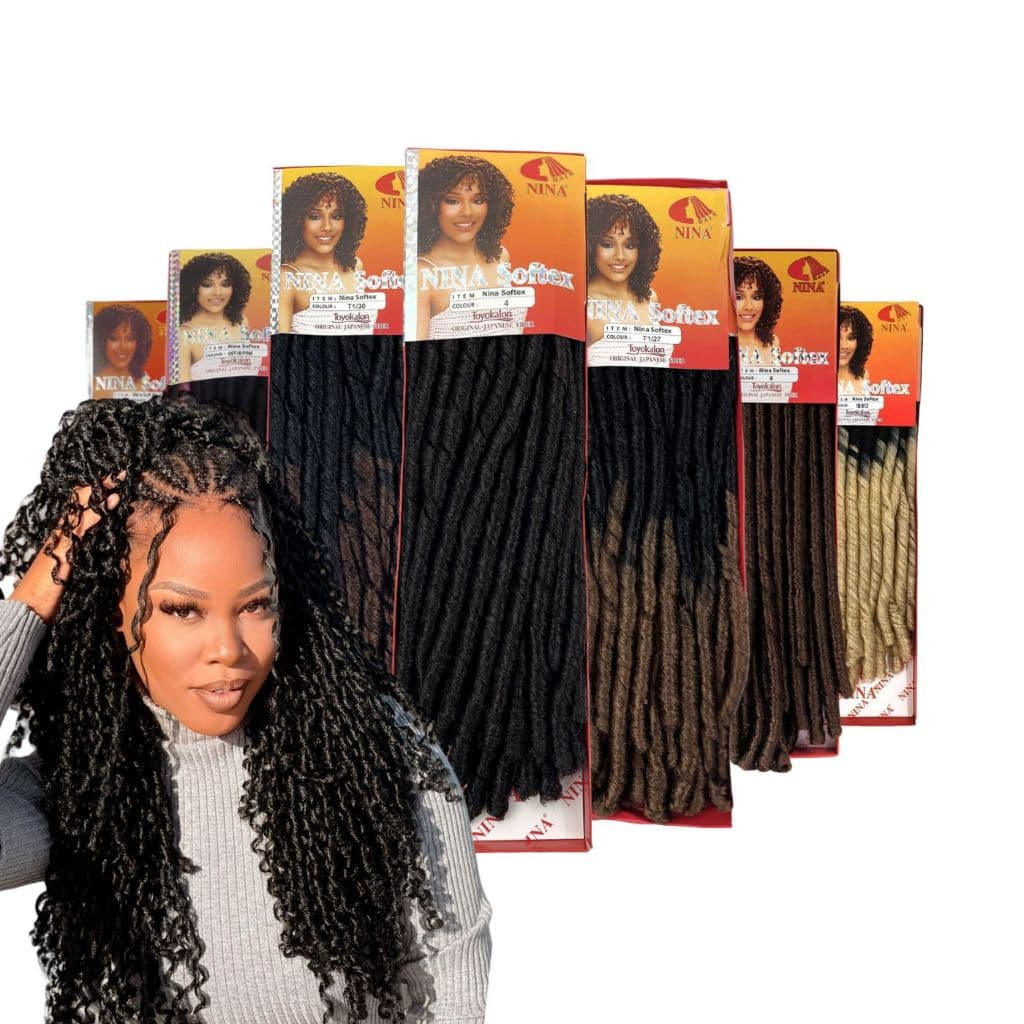 Cabelo Crochet Cacheado Nina Softex Original Pacote 70g Fibra Japonesa De alta qualidade