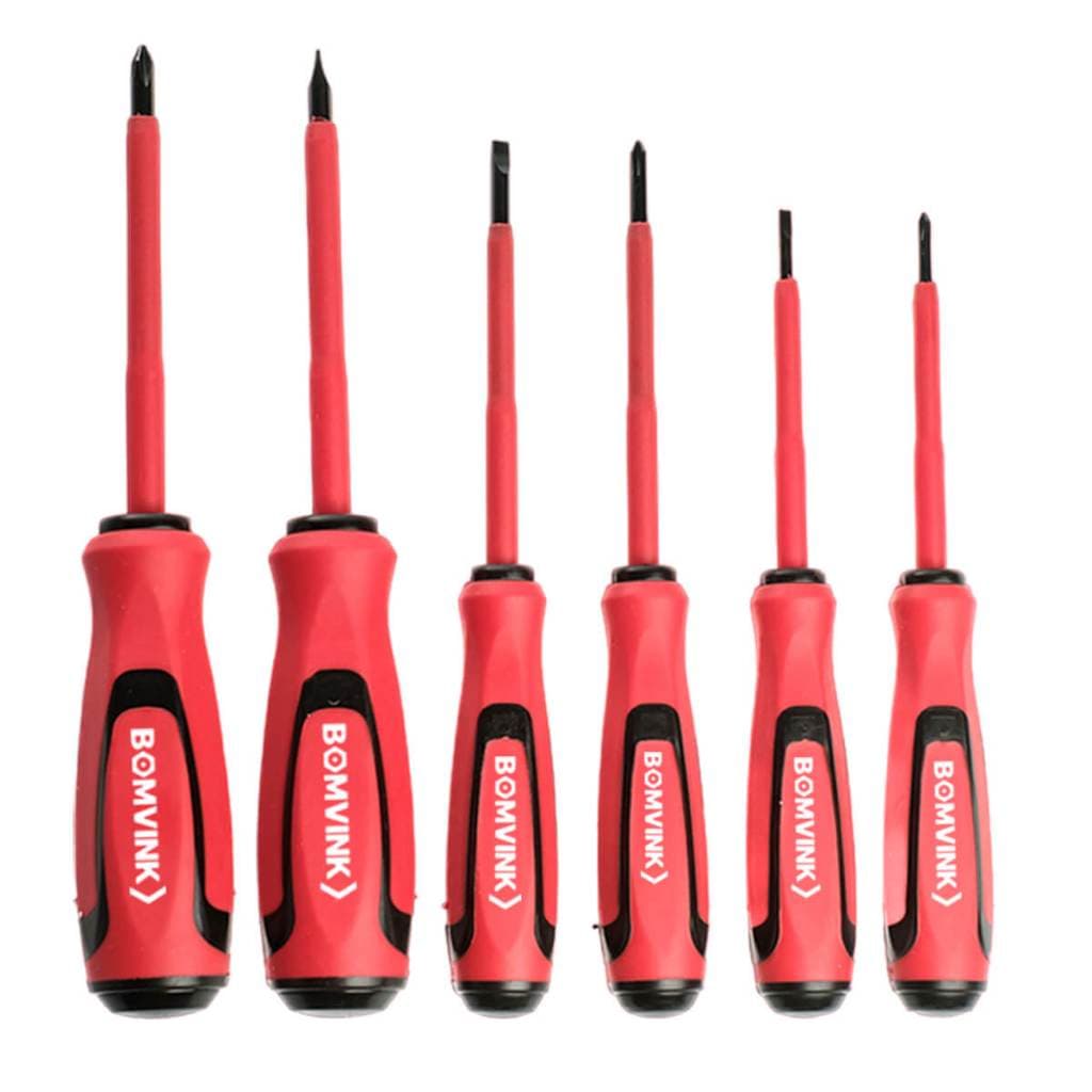 Jogo Chaves Isoladas Ponta Magnetizada Philips e Chave de Fenda com 6 Unidades até 1000v