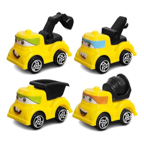 Carrinho De Fricção Caminhãozinho De Construção - KIT COM 2 - GK 2110  Brinquedo Infantil Menino Dia das Crianças Presente Barato
