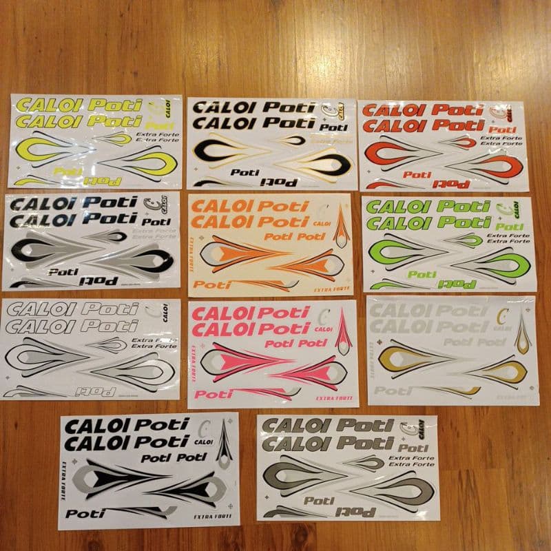 Adesivo Bicicleta Caloi Poti Extra Forte Bike