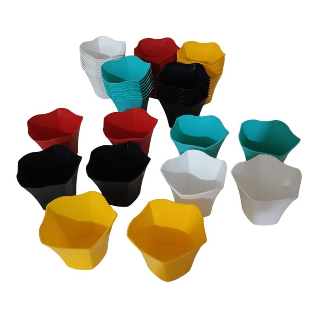 KIT MINI CACHEPOT 5,10,15 OU 20 UNIDADES DE PLASTICO
