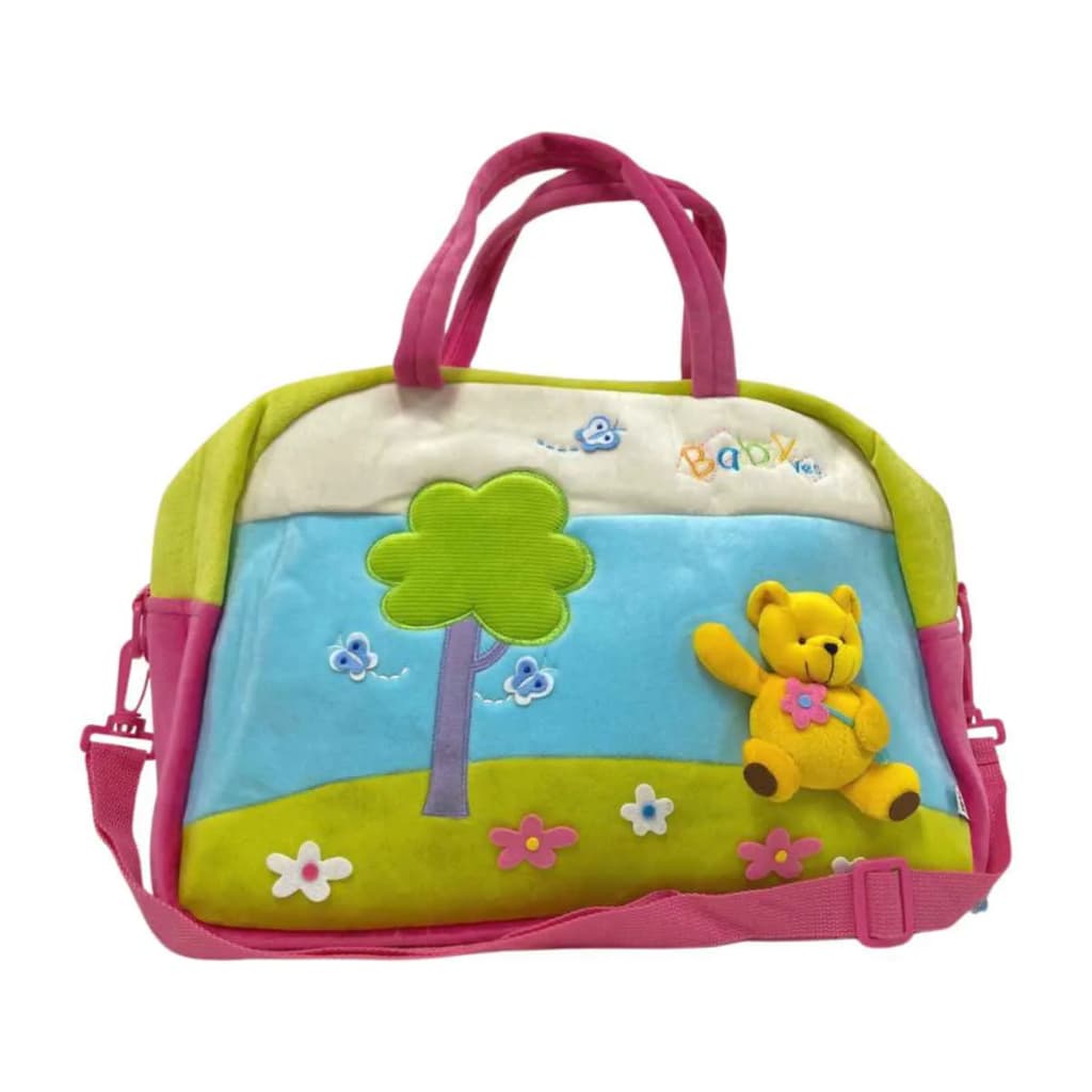 Bolsa Maternidade Baby Urso - Bolsa Vintage - Bolsa Tranversal para Bebe Grande