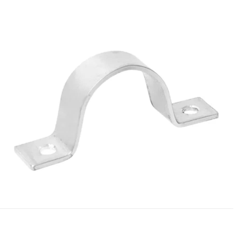 Kit 12 Abraçadeiras Alumínio Tipo U 1/2 Polegada com Parafusos, Buchas -  Envio Rápido ES/TO/MS