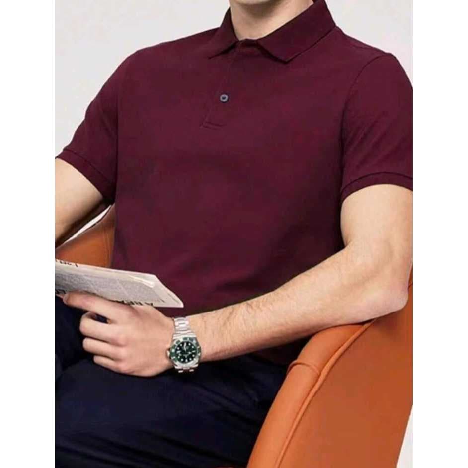Camisa Gola Polo Lisa Básica MasculinaCamiseta Atacado Revenda e Uniforme