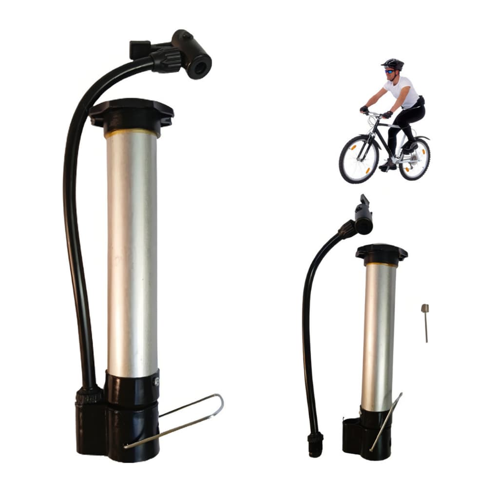 Bomba de ar vertical para encher inflar bike moto patinete 25cm - STARTOOLS
