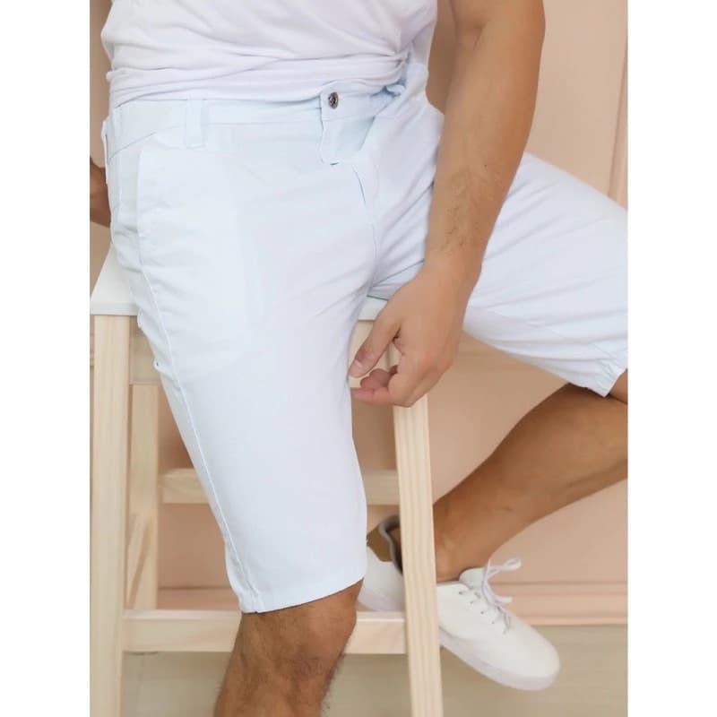 bermuda sarja colorida Jeans bolsa tradicional masculino
