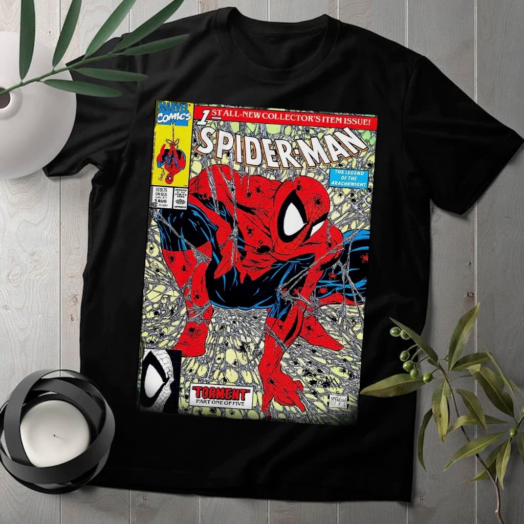 Camiseta Camiseta Top Algodão Gibis Homem Aranha!