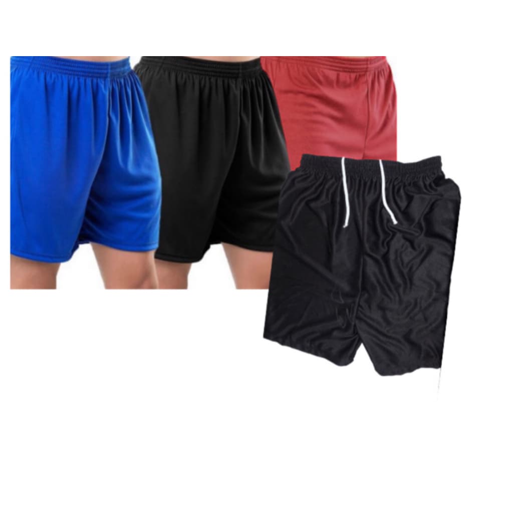 KIT 3 Bermudas PLUS SIZE Lisa. Uso casual e esportivo. Calção, shorts. Promoção