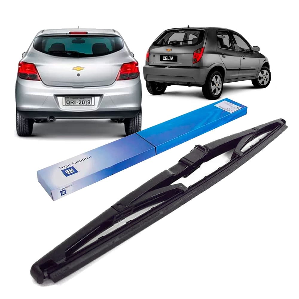 Palheta Do Limpador Traseiro 12" Agile Celta Onix Peças Genuínas GM 19376259