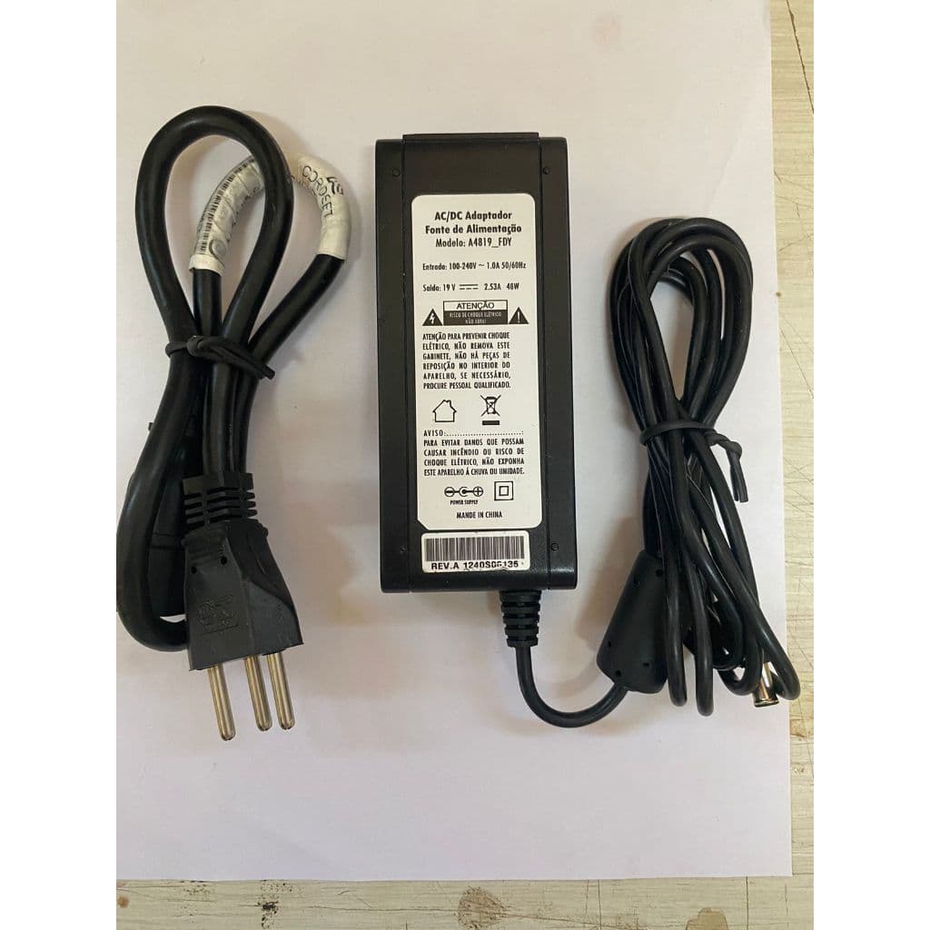 Fonte Bivolt A19 Repõe Samsung 19v A4819 A4819_fdy A4819-fdy (Recondicionado)