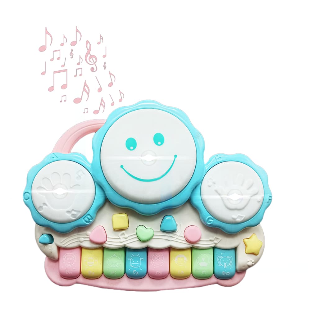 Teclado Piano Musical Bebê Brinquedo Infantil Divertido Drum