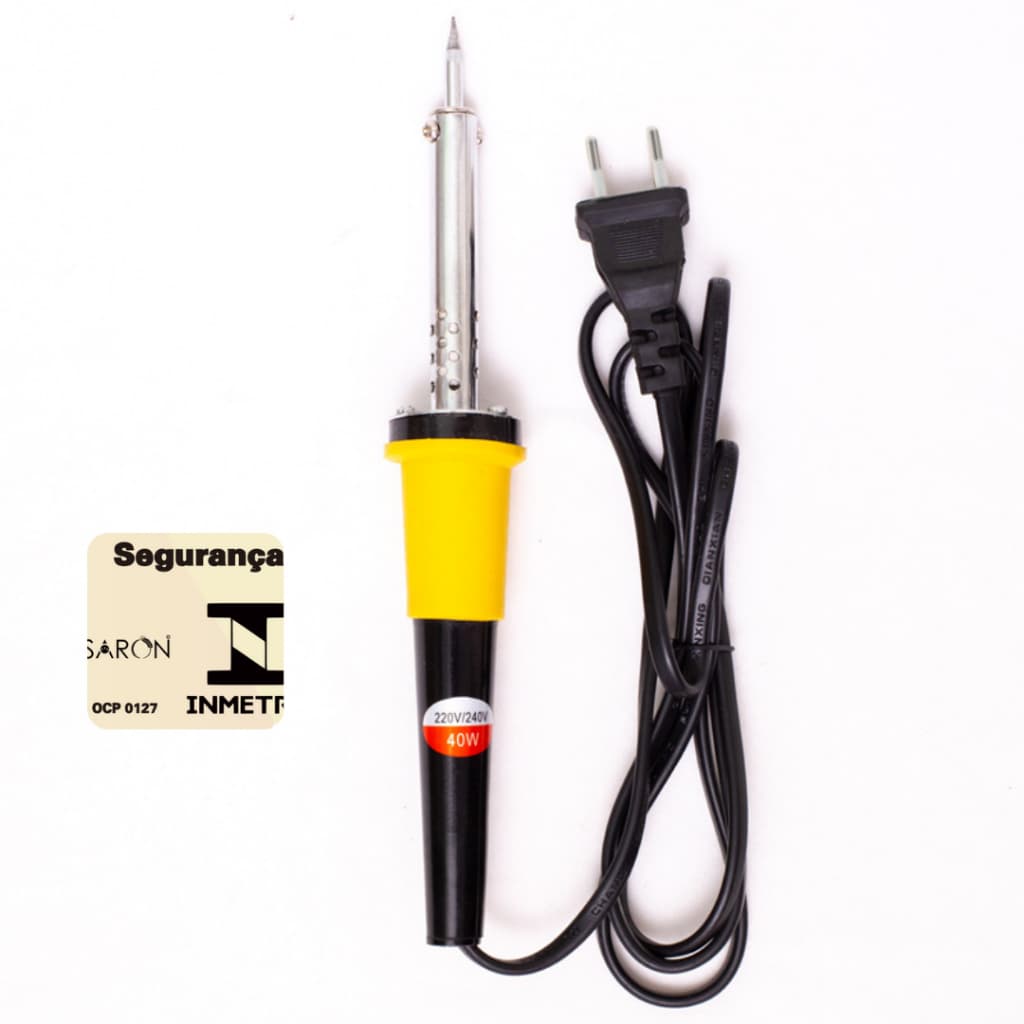 Ferro De Solda  elétrico kit completo  30W a 40W 220v