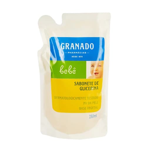 Refil Sabonete Líquido Granado Bebê 250ml | Glicerina Suave e Hidratante