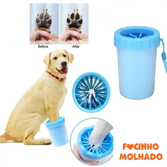 Higienizador para Cães Lava patas Silicone