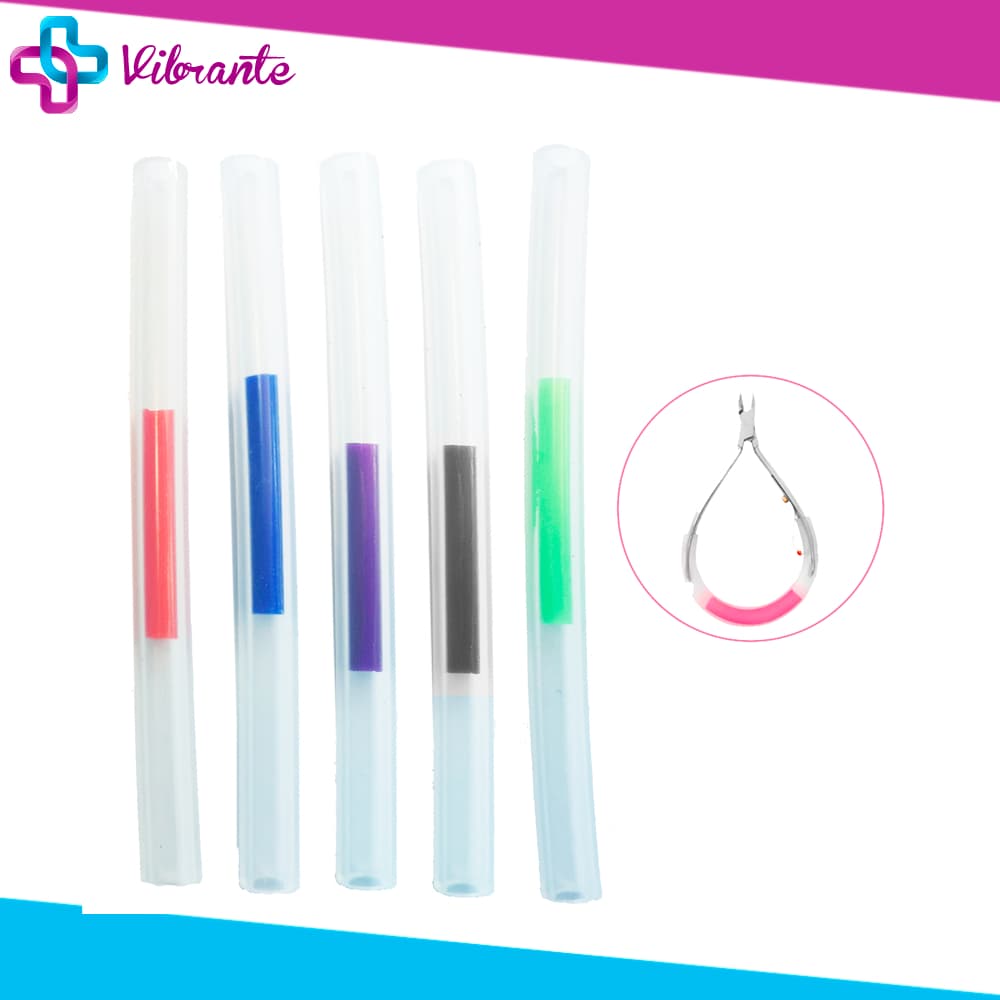 5 Molas De Silicone Para Alicate De Cutículas Profissional