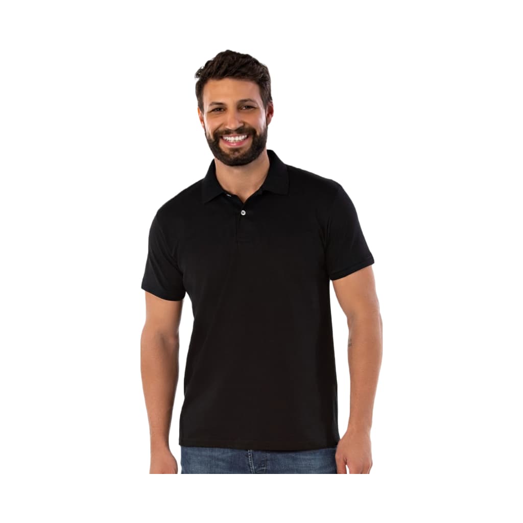 Polo Masculina Algodão *Costura Reforçada* Preta Branca Cinza Azul - OFERTA