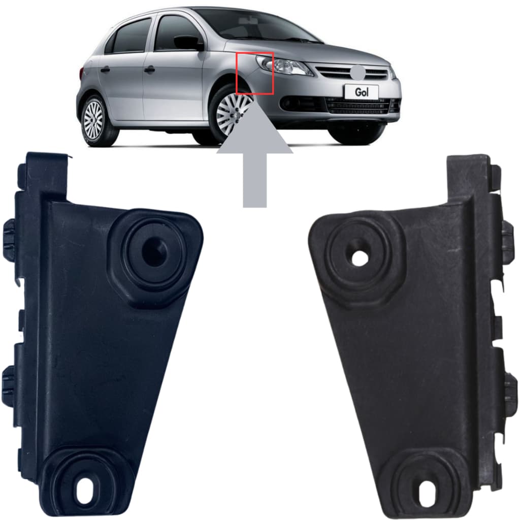 Guia Suporte Do Parachoque Dianteiro Gol G5 2008 2009 2010 2011 2012