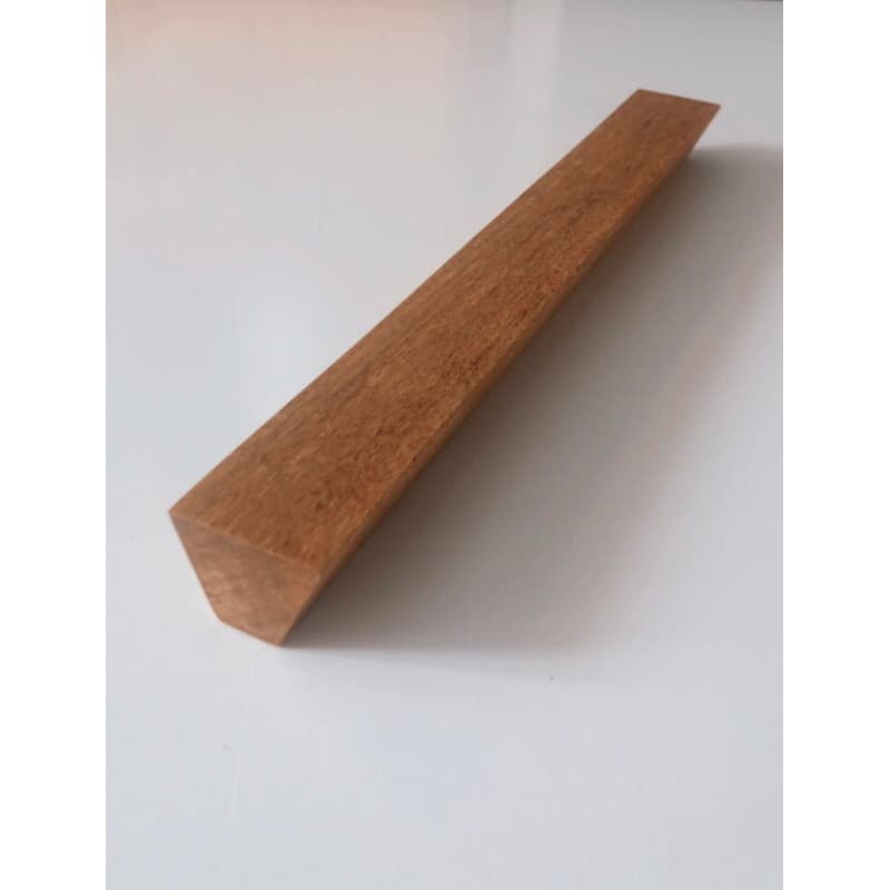 kit 5 puxadores trapezio 140mm de furo a furo catuaba