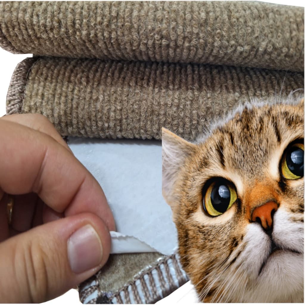 Arranhador Para Gato Gatos Sofá ( Kit Com 2 Und) 60x100 Cm Cole em qualquer lugar