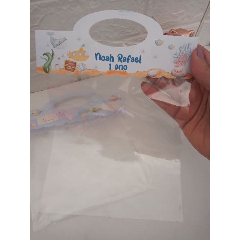 Lapela Personalizada com Saquinho Escolha o seu Tema | Nome e idade | Lembrancinha Festa Infantil |