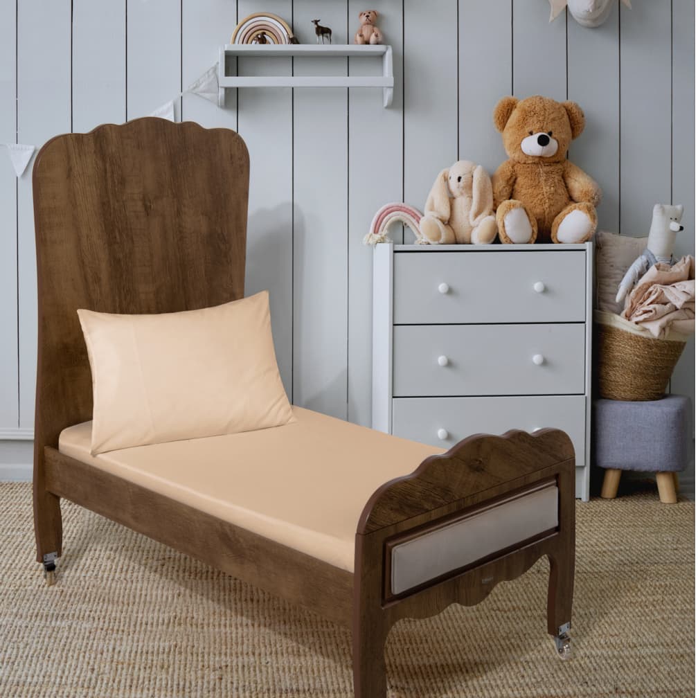 Lençol de Cama Montessoriana - Mini Cama Avulso 100% Poliéster 170 Fios