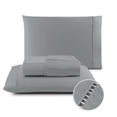 Jogo de Lençol 03 Peças 400 Fios Cama Micropercal Ponto Palito