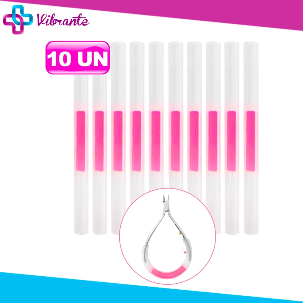 Kit 10 Molas De Silicone Profissional Para Alicate De Unha