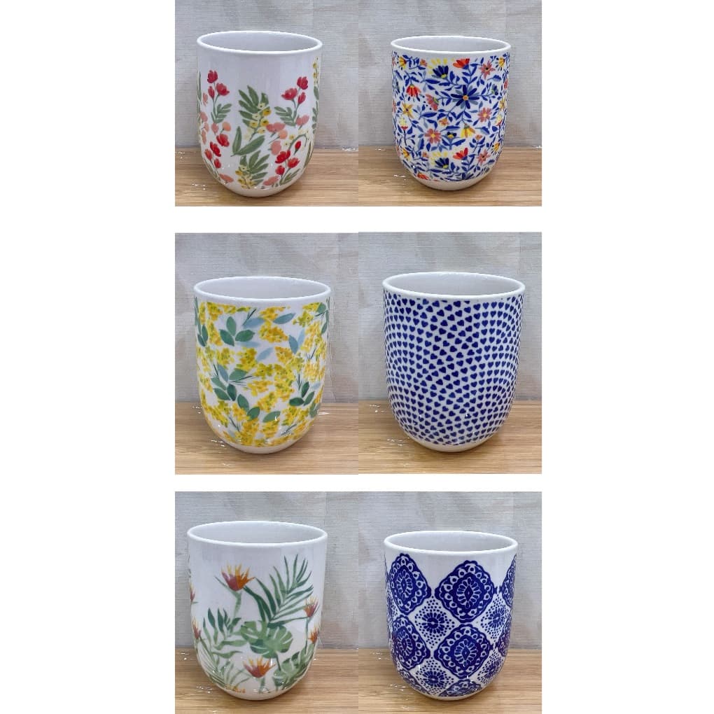 COPO PARA CHÁ PORCELANA CHINESA SORTIDO 150ML - CN0001