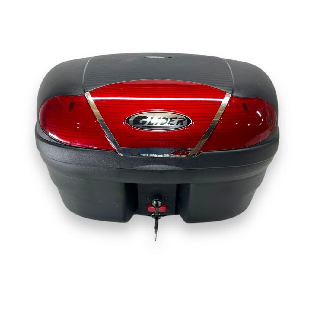 Bauleto Bau Viagem Moto 46 Litros Boxer Glider P/ 2 Capacete