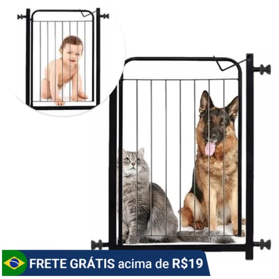 Portaozinho Pet Grade Proteção 78-92cm Bebê Cachorro