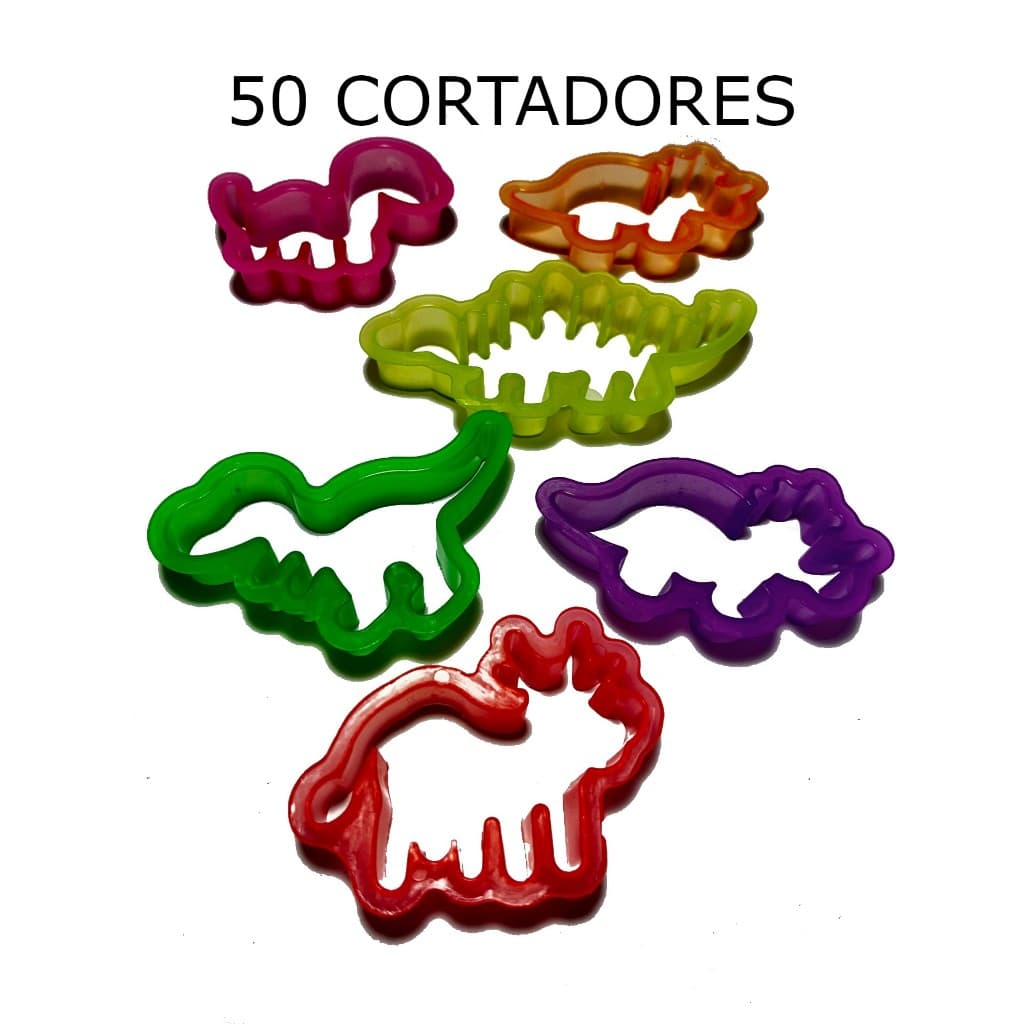 50 Cortadores para massinha de modelar molde massa forminha para kit festa infantil lembrancinha