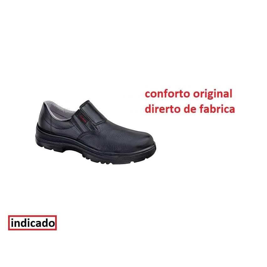 Sapato botina trabalho conforto original