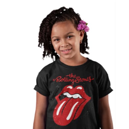 Camiseta Infantil The Rolling Stones Camiseta Em Algodao