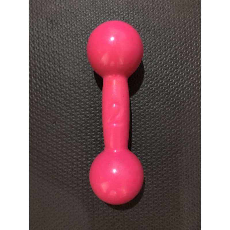 Halter emborrachado rosa 2kg (1 unidade)