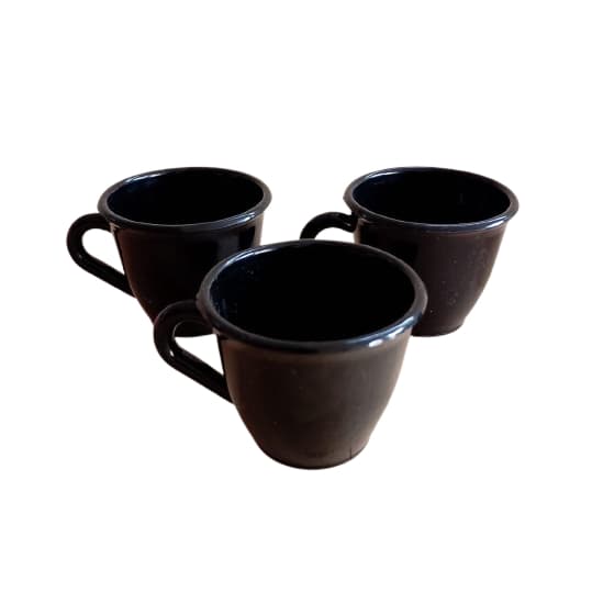 Conjunto 6 Xícaras para Café 50ml - Preta